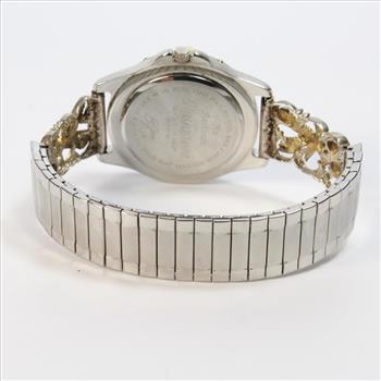 Rushmore Black Hills Gold Eagle Dial Watch With 10kt Gold Plated Tips