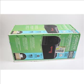 Rust Resistant Galvanized Steel Post Mount Mailbox