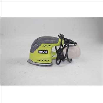 Ryobi 1.2 Amp Corded 5.5 In Corner Cat Sander With Dust Bag