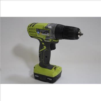 Ryobi 12V Lithium Ion Cordless 3/8in Drill And Ryobi 12V Lithium Ion Battery