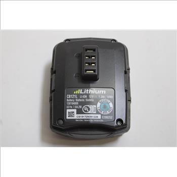 Ryobi 12V Lithium Ion Cordless 3/8in Drill And Ryobi 12V Lithium Ion Battery