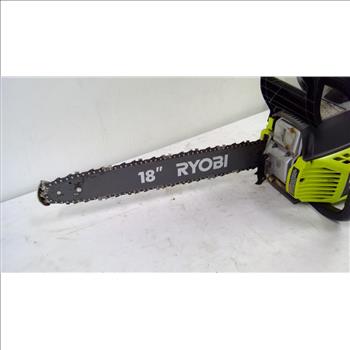 Ryobi, 18 In. 2 Cycle Gas Chainsaw With Heavy Duty Case