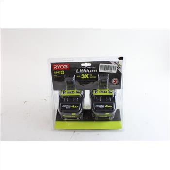 Ryobi 18V 4AH Battery 2-Pack