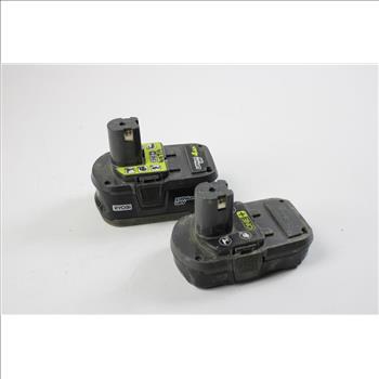 Ryobi 18v Battery Pack, 2 Pieces