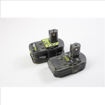 Ryobi 18v Battery Pack, 2 Pieces