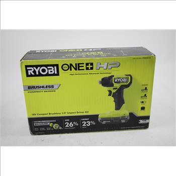 Ryobi 18v Compact Brushless Impact Driver Kit