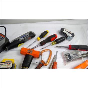 Ryobi 18V One+ Cordless Impact Driver, Ryobi Tool Bag, Drill Bits Dremel Tool 20+ Pieces