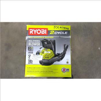 Ryobi 2-Cycle Gas Blackpack Blower
