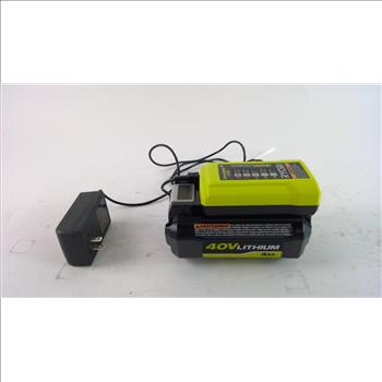 Ryobi 4AH 40V Lithium Battery With Charger