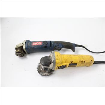 Ryobi AG453 Angle Grinder & More, 2 Items