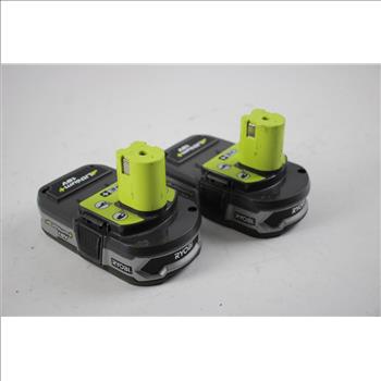 Ryobi Battery Packs, 2 Pieces