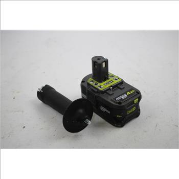 Ryobi Cordless Angle Grinder, Oscillating Multi-Tool, 18V Battery 4Ah, 3 Pieces