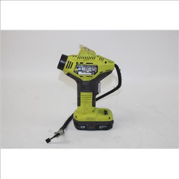 Ryobi Cordless Inflator P737 With Battery Pack