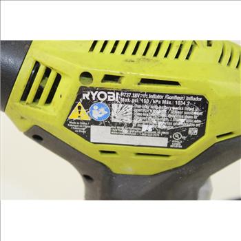 Ryobi Cordless Inflator P737 With Battery Pack
