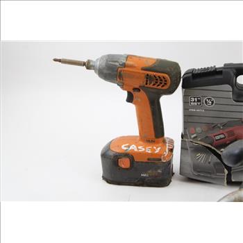 Ryobi Cordless Saw, Chicago Rotary Tool Kit And More, 4 Pieces