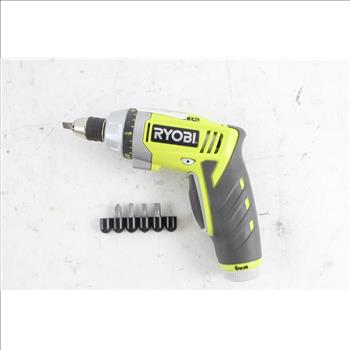 Ryobi Cordless Screwdriver