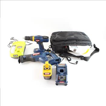 Ryobi Cordless Tools, 2 Pieces