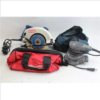 Ryobi Csb123 Circular Saw, Porter Cable 343 Orbit Sander