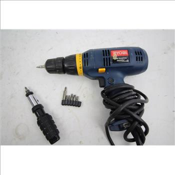 Ryobi D45C Drill With Accessories.