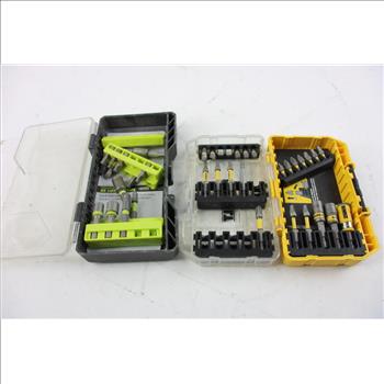Ryobi Drill Bit Set, Dewalt Drill Bit Set,  And More, 29+ Pieces