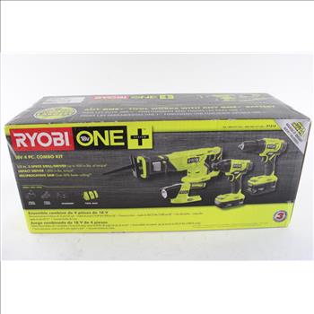 Ryobi One Plus 18v 4 Piece Combo Kit