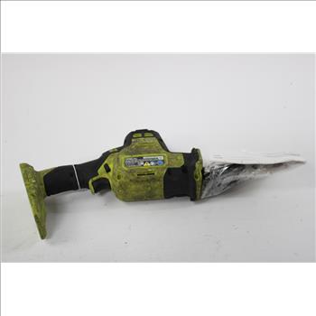 Ryobi One-handed Reciprocating Saw, Reciprocating Saw, 18V Battery Pack And More, 4 Pieces