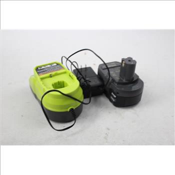 Ryobi OnePlus 4AH Battery Pack And 18V Class 2 Battery Charger
