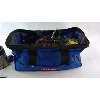Ryobi R181FB Router& Accessories In Tool Bag