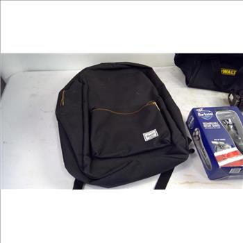 Ryobi Reciprocating Saw, Barbasol Shaver, Dewalt Tool Bag, Herschel Backpack, 4 Pieces