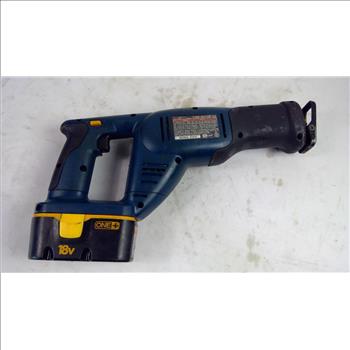 Ryobi Reciprocating Saw, Barbasol Shaver, Dewalt Tool Bag, Herschel Backpack, 4 Pieces