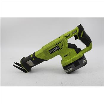 Ryobi Reciprocating Saw Charger And Battery