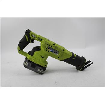 Ryobi Reciprocating Saw Charger And Battery