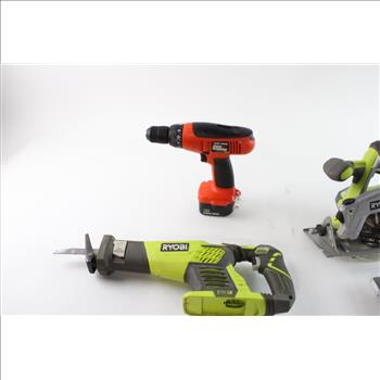 Ryobi Reciprocating Saw, Circular Saw & More Tools/Accessories, 6 Pieces