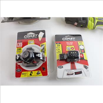 Ryobi Reciprocating Saw, Circular Saw & More Tools/Accessories, 6 Pieces