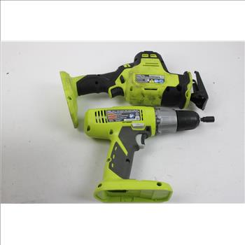 Ryobi, Reciprocating Saw, Drill/driver, Right Angle, Batterys