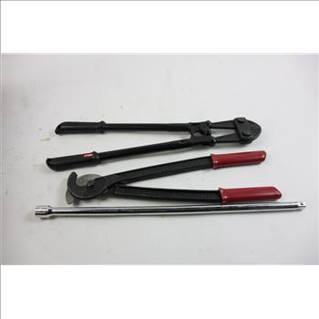 Ryobi Reciprocating Saw, Hyper Tough Bolt Cutters , Wrench And More, 3+ Pieces