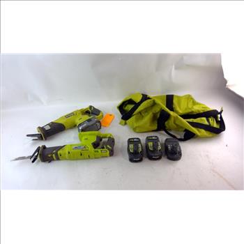 Ryobi Reciprocating Saws 2 Pieces