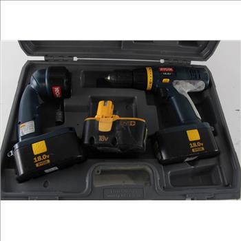 Ryobi Tool Box With All Driver, Battery And More