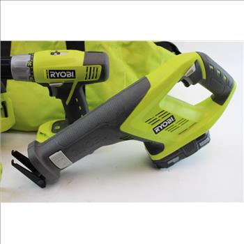 Ryobi Tool Set In Ryobi Tool Bag; 3+ Pieces