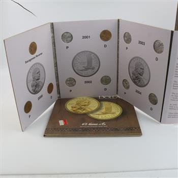 Sacagawea Dollars In Booklets, 9 Coins
