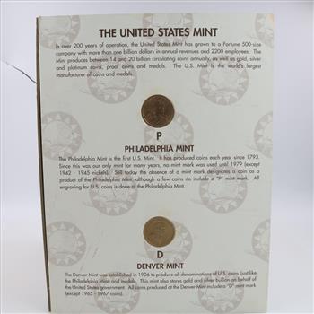 Sacagawea Dollars In Booklets, 9 Coins