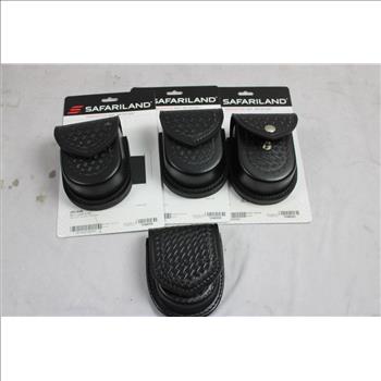 Safariland Double Cuff Pouch With Top Flap, 9 Pieces