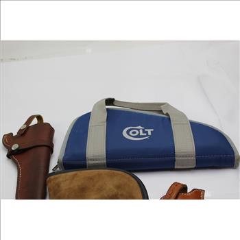 Safariland, Smith & Wesson, Colt+ More Assorted Holsters And Cases 5 Pieces