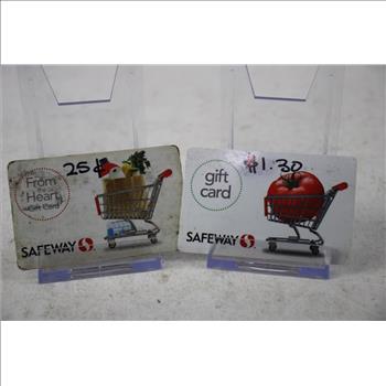 Safeway, Chili's, And More Gift Card Lot, 6 Pieces