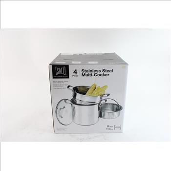 Salt 4 Piece Stainless Steel Multi-Cooker