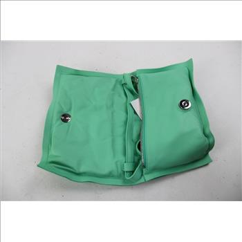 Salvatore Ferragamo Light Green Designer Hand Bag - Doublechecked By Entrupy