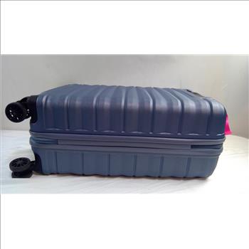 Samsonite 4-Wheel Carry On Hard Shell Suitcase, Blue