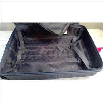 Samsonite 4-Wheel Carry On Hard Shell Suitcase, Blue