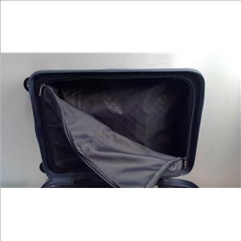 Samsonite 4-Wheel Carry On Hard Shell Suitcase, Blue