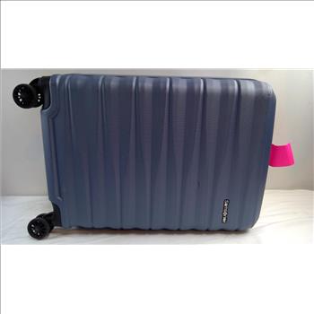 Samsonite 4-Wheel Carry On Hard Shell Suitcase, Blue